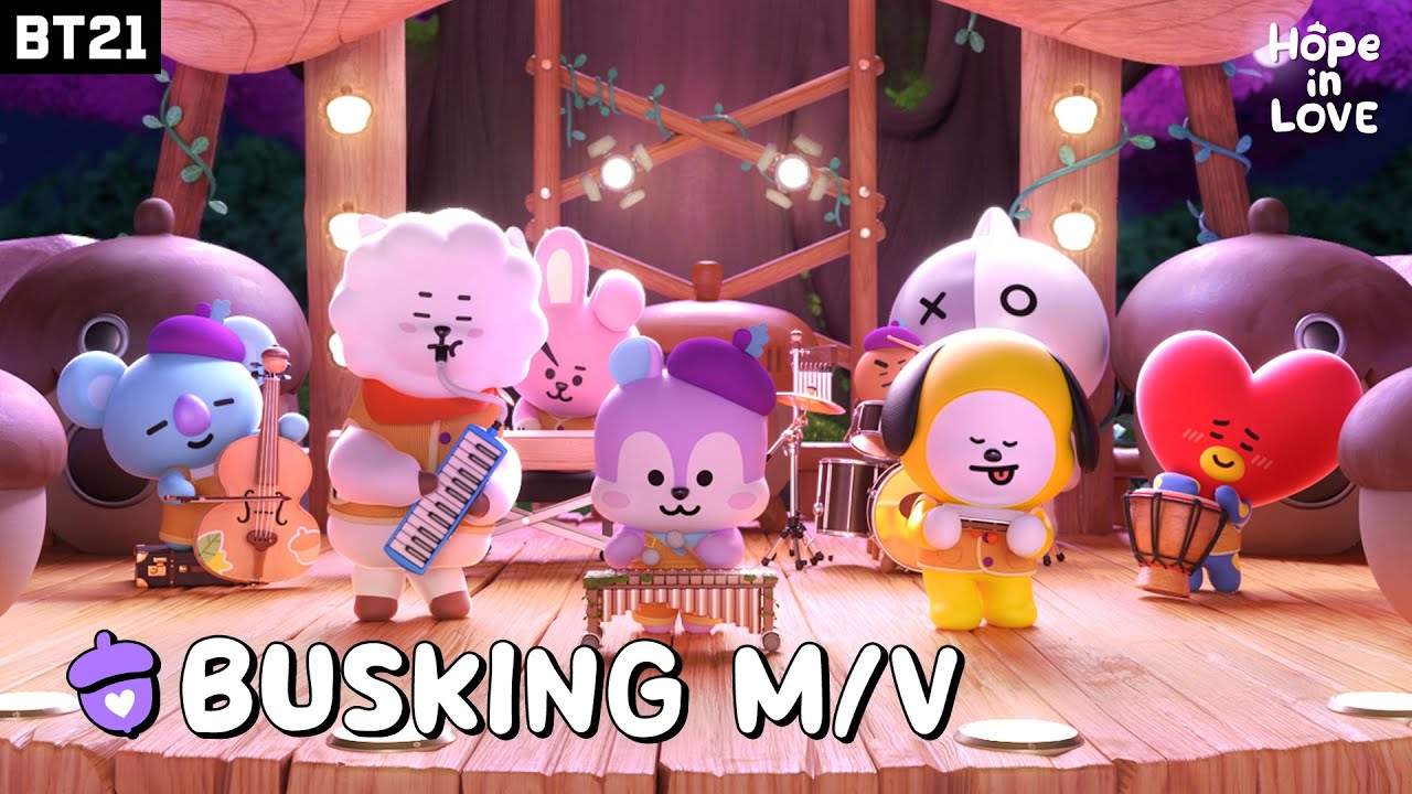 BT21 Hope in Love | 'Hope in Love' Busking M/V